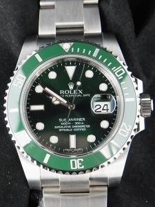 ロレックス サブマリーナ 116610LV 試着程度の中古 内箱 外箱 保証書