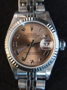 ロレックス デイトジャスト 79174 中古 内箱 外箱 余りコマ2つ