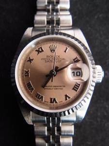 ロレックス デイトジャスト 79174 中古 内箱 外箱 保証書 余りコマ3つ