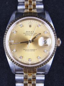 ロレックス デイトジャスト 16233G 中古 内箱 外箱