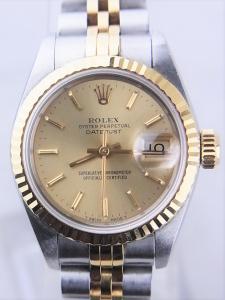 ロレックス デイトジャスト 69173 中古 余りコマ4つ