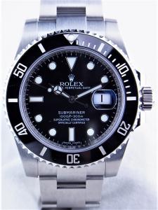 ロレックス サブマリーナ 116610LN 中古 内箱 外箱 保証書 余りコマ2つ