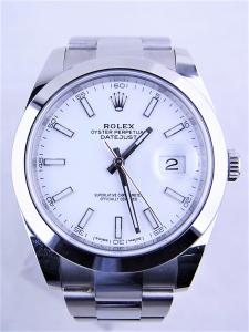 ロレックス デイトジャスト 126300 中古 内箱 外箱 保証書 余りコマ3つ