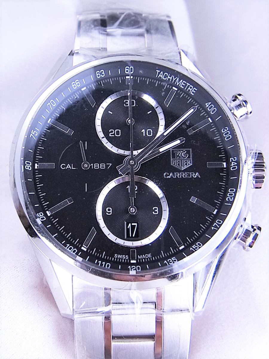 タグホイヤー カレラ CAR2110.BA0724 黒文字盤 クロノ(新品)