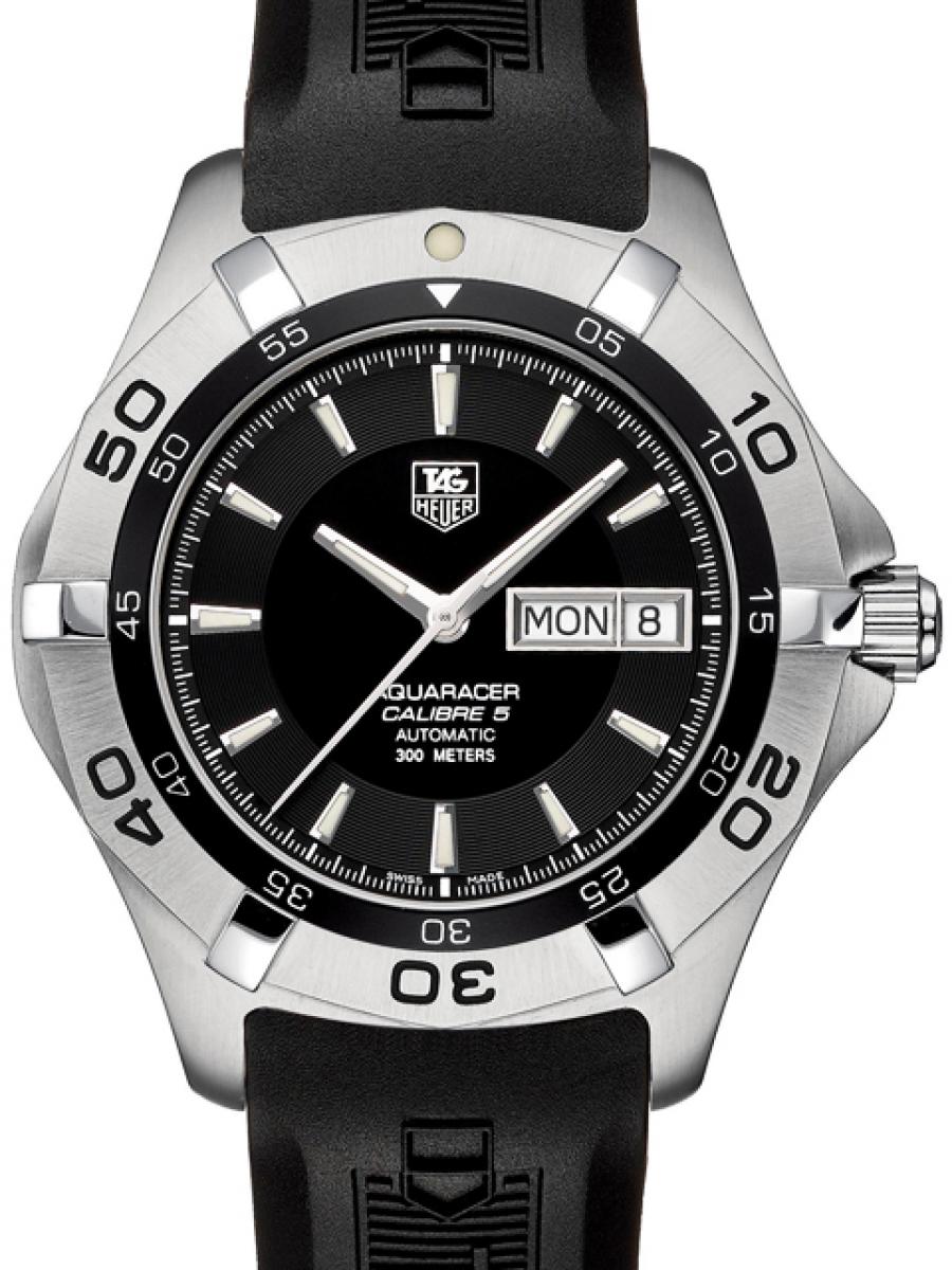 タグホイヤー アクアレーサー WAF2010.FT8010 ブラック 　2009年発売(ほぼ未使用)