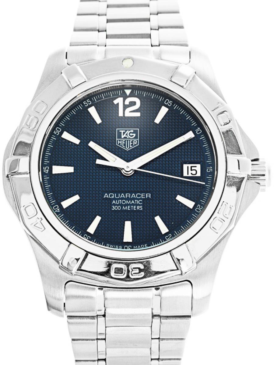 タグホイヤー アクアレーサー waf2112.ba0806 ブルー 　2006年発売(ほぼ未使用)