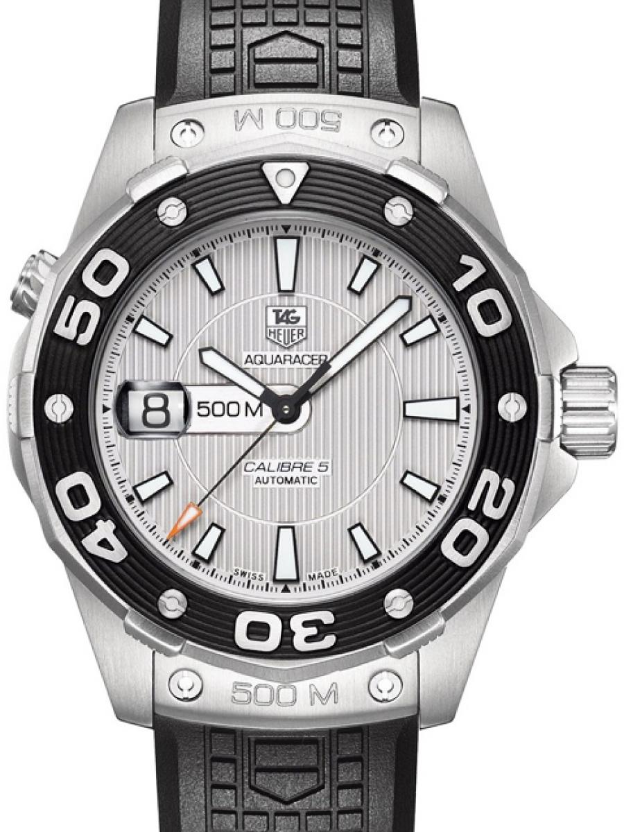 タグホイヤー アクアレーサー WAJ2111.FT6015 シルバー(ほぼ未使用)