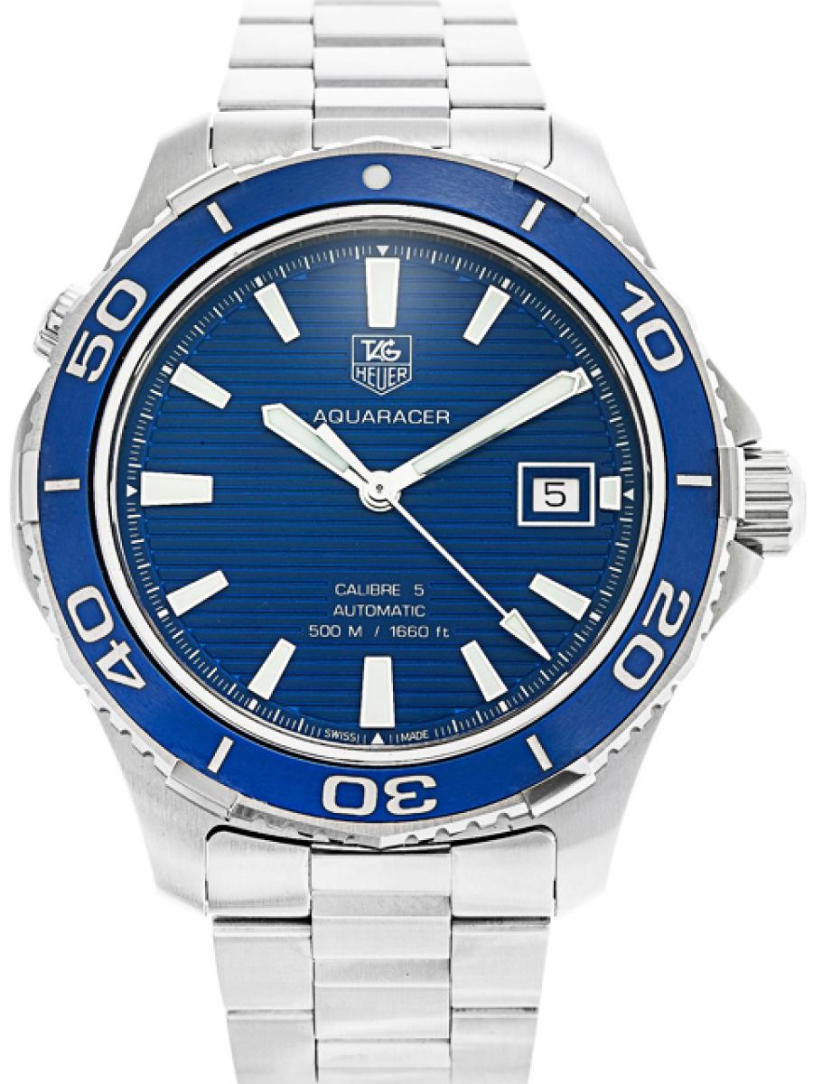 タグホイヤー アクアレーサー WAK2111.BA0830 ブルー 　2012年発売(ほぼ未使用)