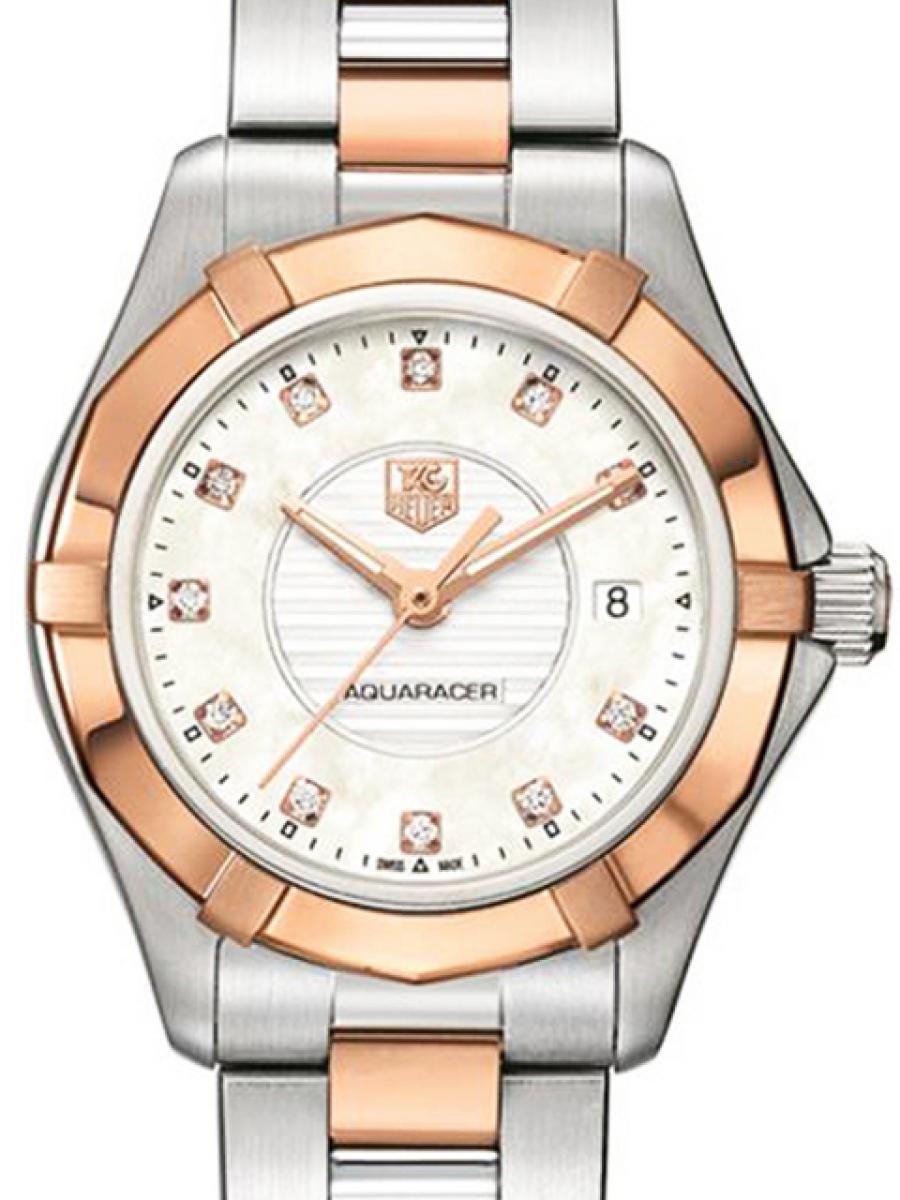 タグホイヤー アクアレーサー WAP1451.BD0837 シルバー 　ダイヤモンド(ほぼ未使用)