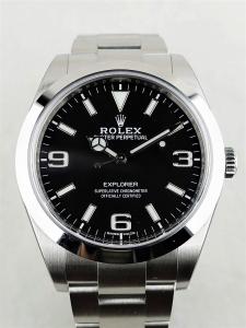 ロレックス エクスプローラー1 214270 シール付きの新品 内箱 外箱 保証書 タグ