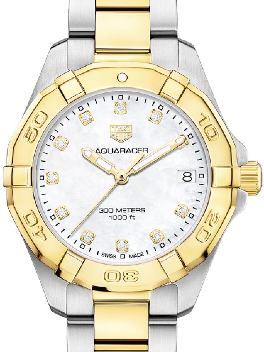 タグホイヤー アクアレーサー WBD1322.BB0320 ホワイトシェル 　2018年発売(ほぼ未使用)