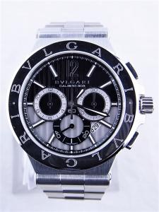 ブルガリ ディアゴノ DG42BSSDCH 中古 内箱 外箱 保証書 余りコマ2つ