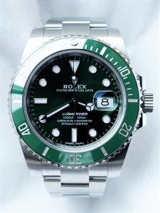 ロレックス サブマリーナ 116610LV 中古 内箱 外箱 保証書 余りコマ3つ