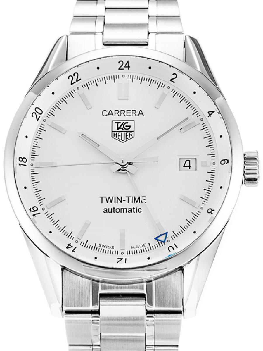 タグホイヤー カレラ WV2116.BA0787 シルバー 　GMT機能(ほぼ未使用)