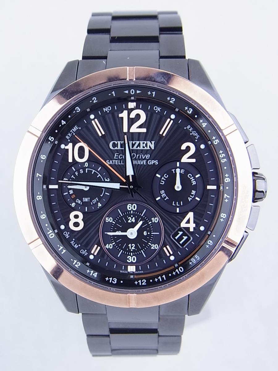 シチズン アテッサ CC9076-50E TI ソーラー 黒文字盤