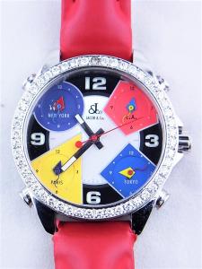 ジェイコブ ファイブタイムゾーン JCM-1D 中古 内箱 保証書