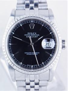 ロレックス デイトジャスト 16220 中古 内箱 外箱 保証書 余りコマ4つ