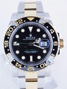 ロレックス GMTマスター2 116713LN 綺麗な中古 内箱 外箱 保証書