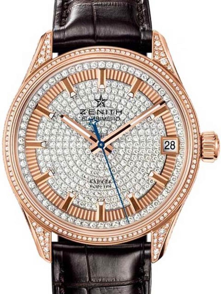 ゼニス エルプリメロ 22.2171.4650/79.C713 ダイヤモンド  デイト表示 レディース　(新品)