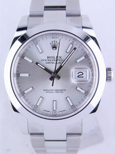 ロレックス デイトジャスト 126300 バックルキズ有 内箱 外箱 保証書