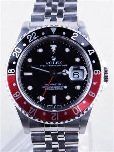 ロレックス GMTマスター2 16710 ブレスヨレ大き目、文字盤エトまわり塗りなおし 内箱 外箱 保証書