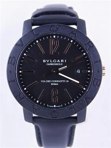 ブルガリ ブルガリブルガリ BBP40BCGLD 革ベルト使用感有 内箱 保証書