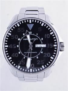 ハミルトン カーキ H64715135 カレンダーズレ 内箱 外箱 保証書 余りコマ4つ