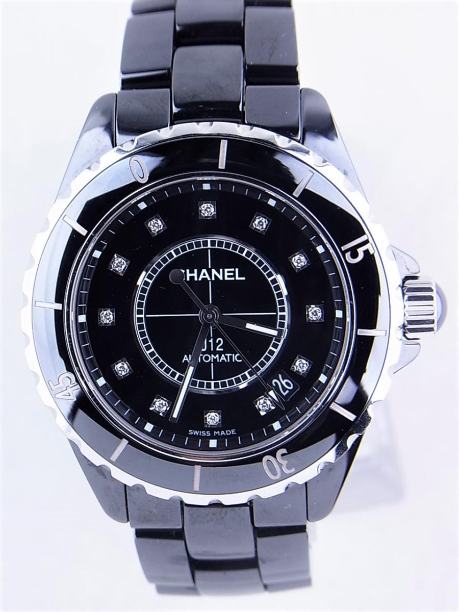 H1626高価買取事例－シャネル J12 H1626 ブラック(中古)｜時計買取のピアゾ