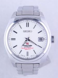 グランドセイコー メカニカル自動巻 SBGR077 中古※本体凹み、ブレスキズ多め、ガラス欠け