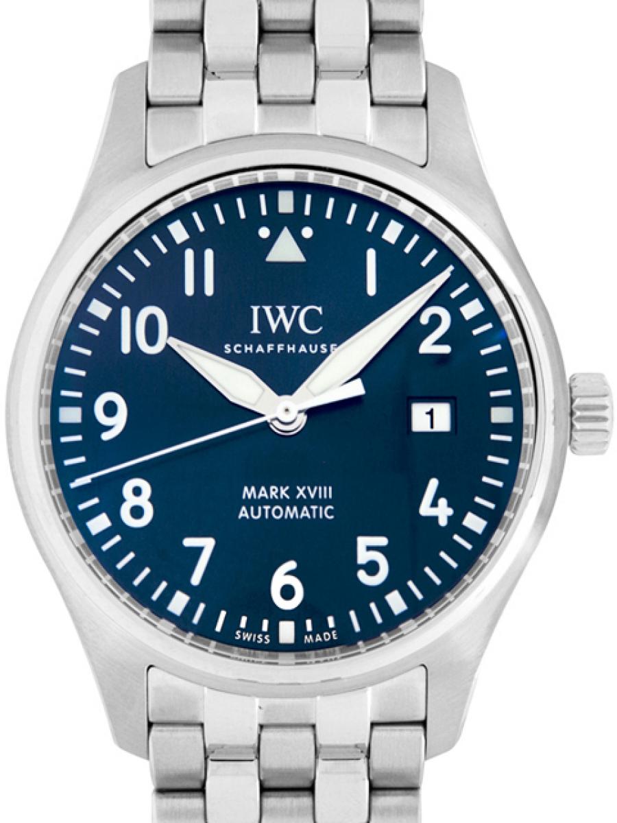 IWC パイロットウォッチ IW327016 ブルー “プティ・プランス” メンズ(ほぼ新品未使用)高価買取事例