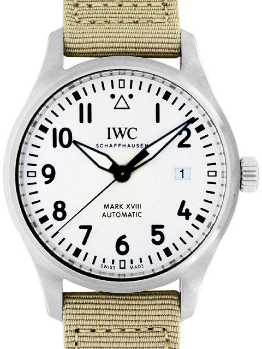 IWC パイロットウォッチ IW327017 シルバー マーク XVIII ユニセックスモデル(ほぼ新品未使用)高価買取事例