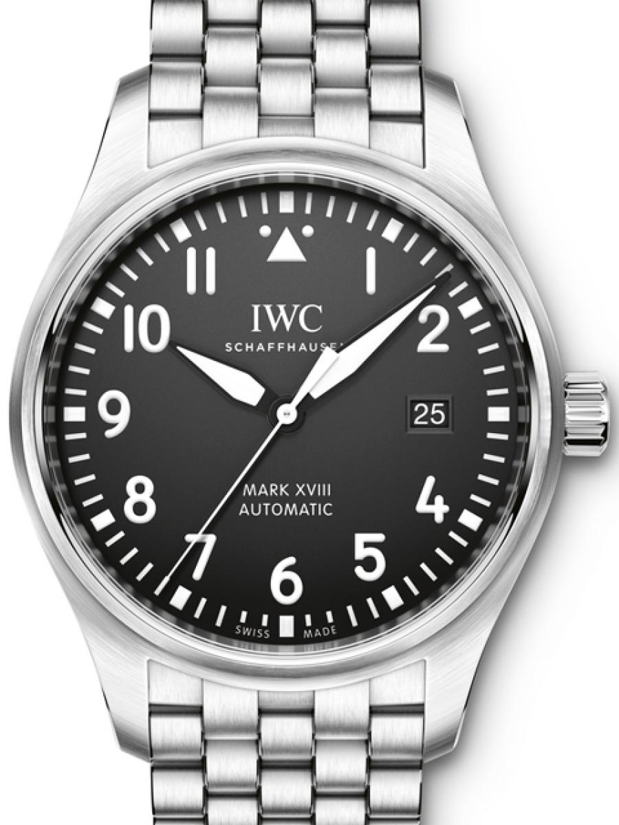 IWC パイロットウォッチ IW327015 ブラック マーク XVIII ユニセックスモデル(ほぼ新品未使用)高価買取事例