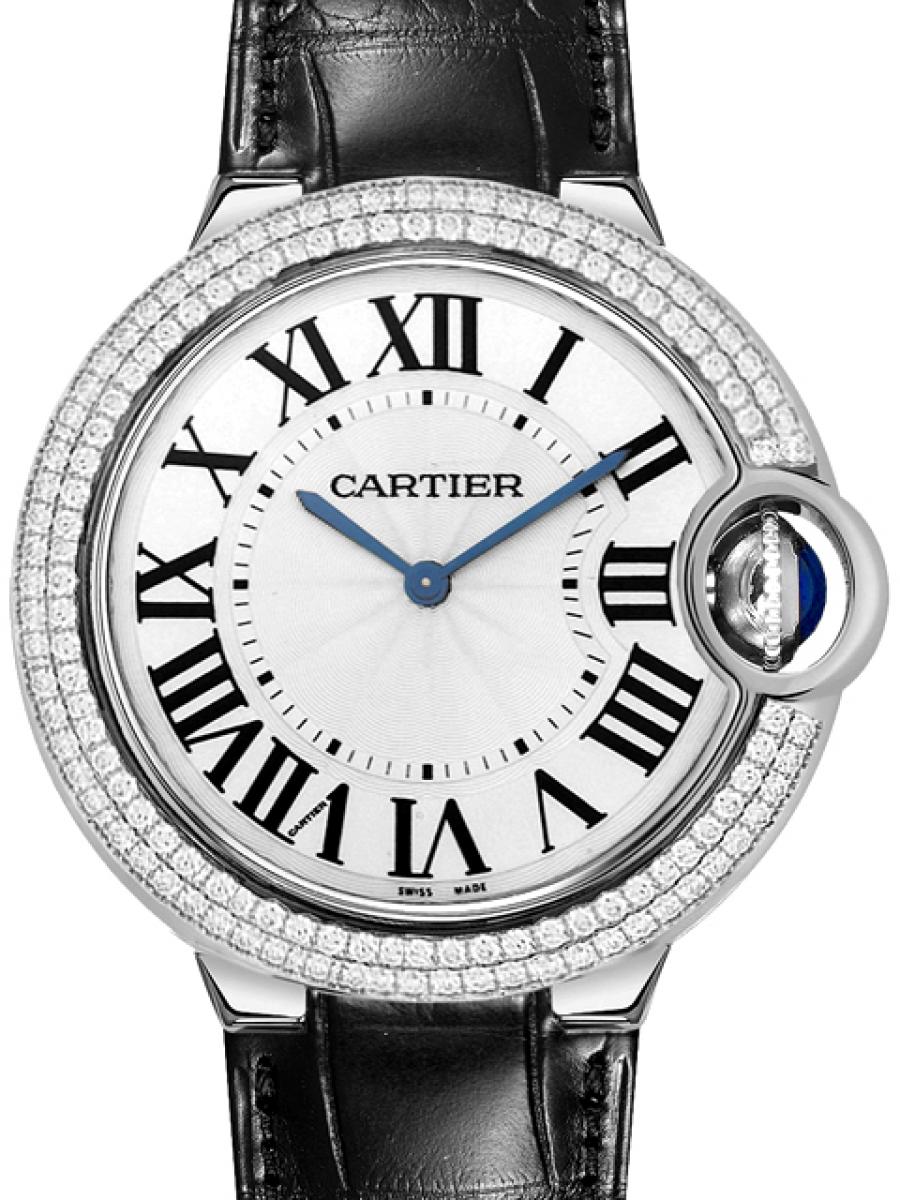 カルティエ バロンブルー WE902056 シルバー メンズ(未使用)