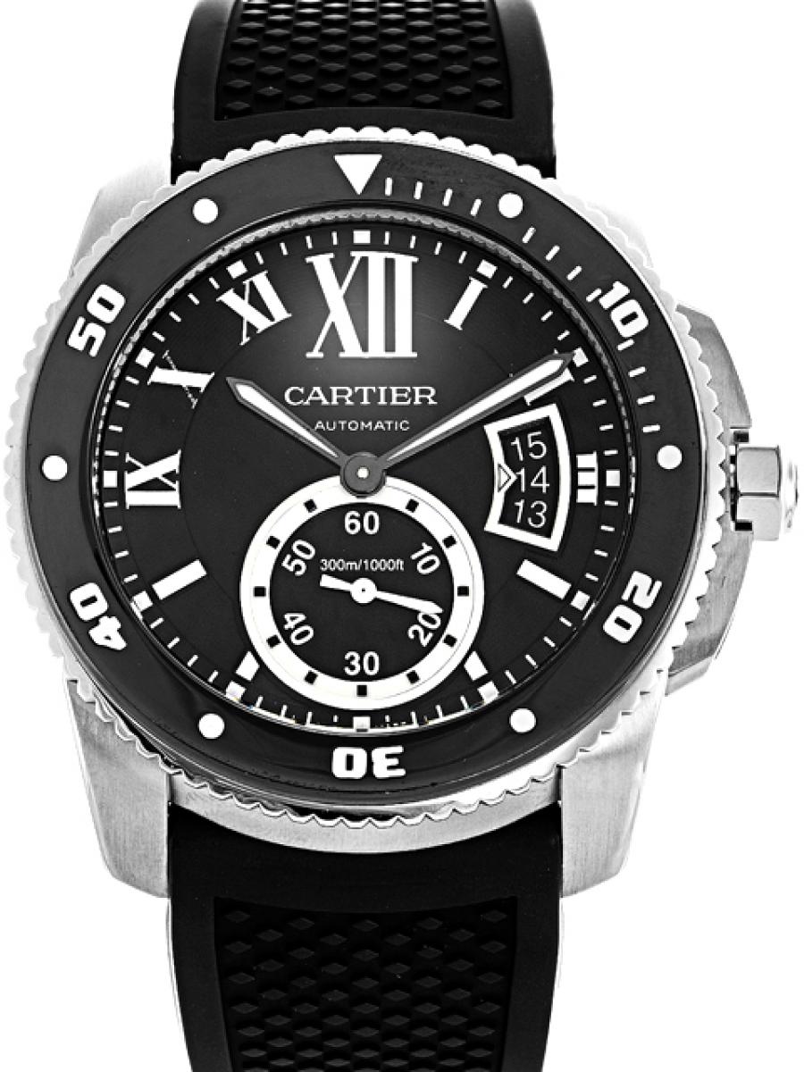 カルティエ カリブル W7100056 ブラック メンズ(未使用)