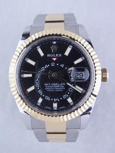 ロレックス スカイドゥエラー 326933 中古 内箱 外箱 保証書 余りコマ2つ