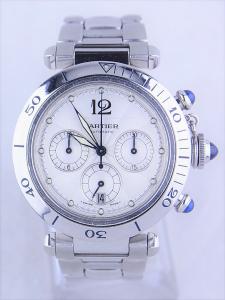 カルティエ パシャ W31030H3 ※キズ多め 内箱 外箱