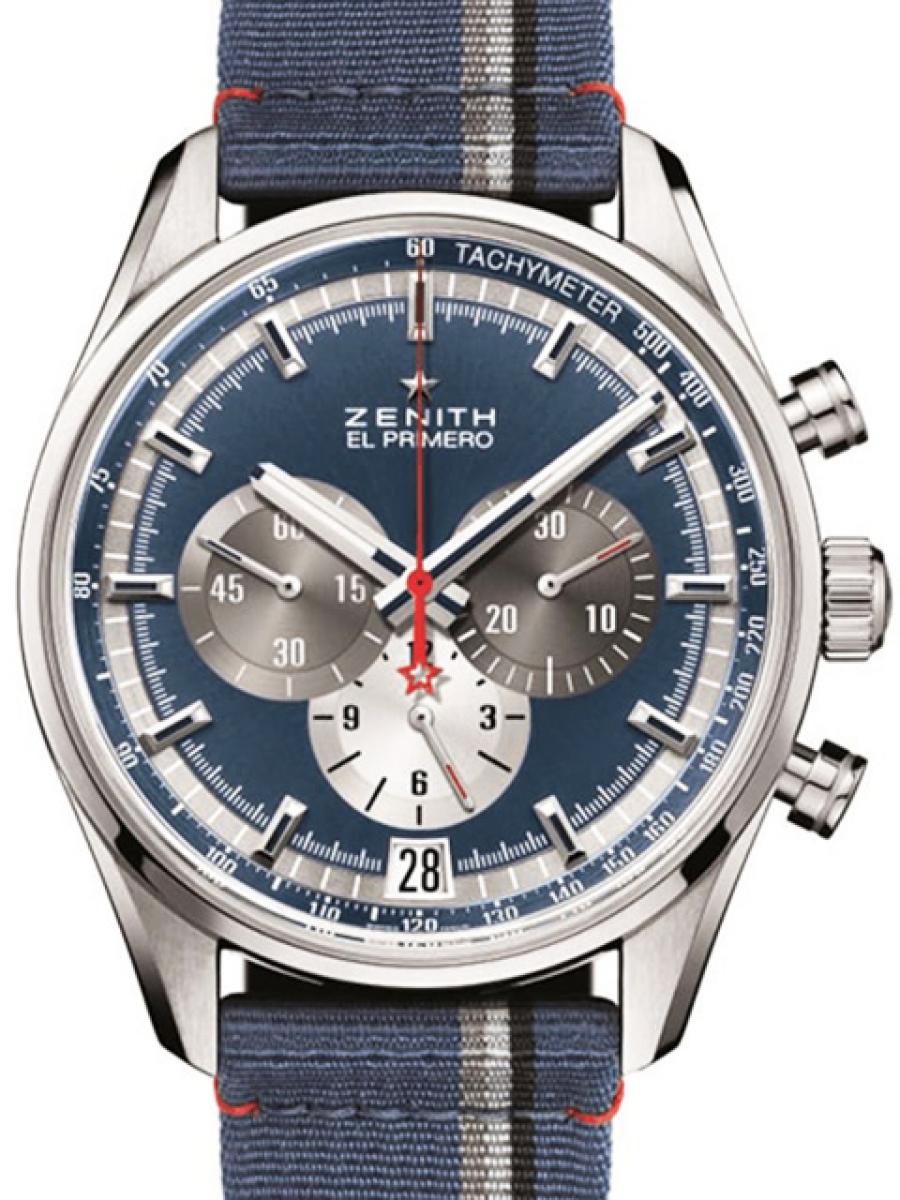 ゼニス クロノマスター 03.2040.400.53.C802 ブルー メンズ(新品未使用)