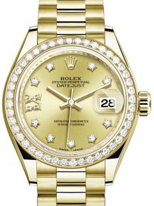 ロレックス レディデイトジャスト 279138RBR 綺麗な中古 内箱 外箱 保証書