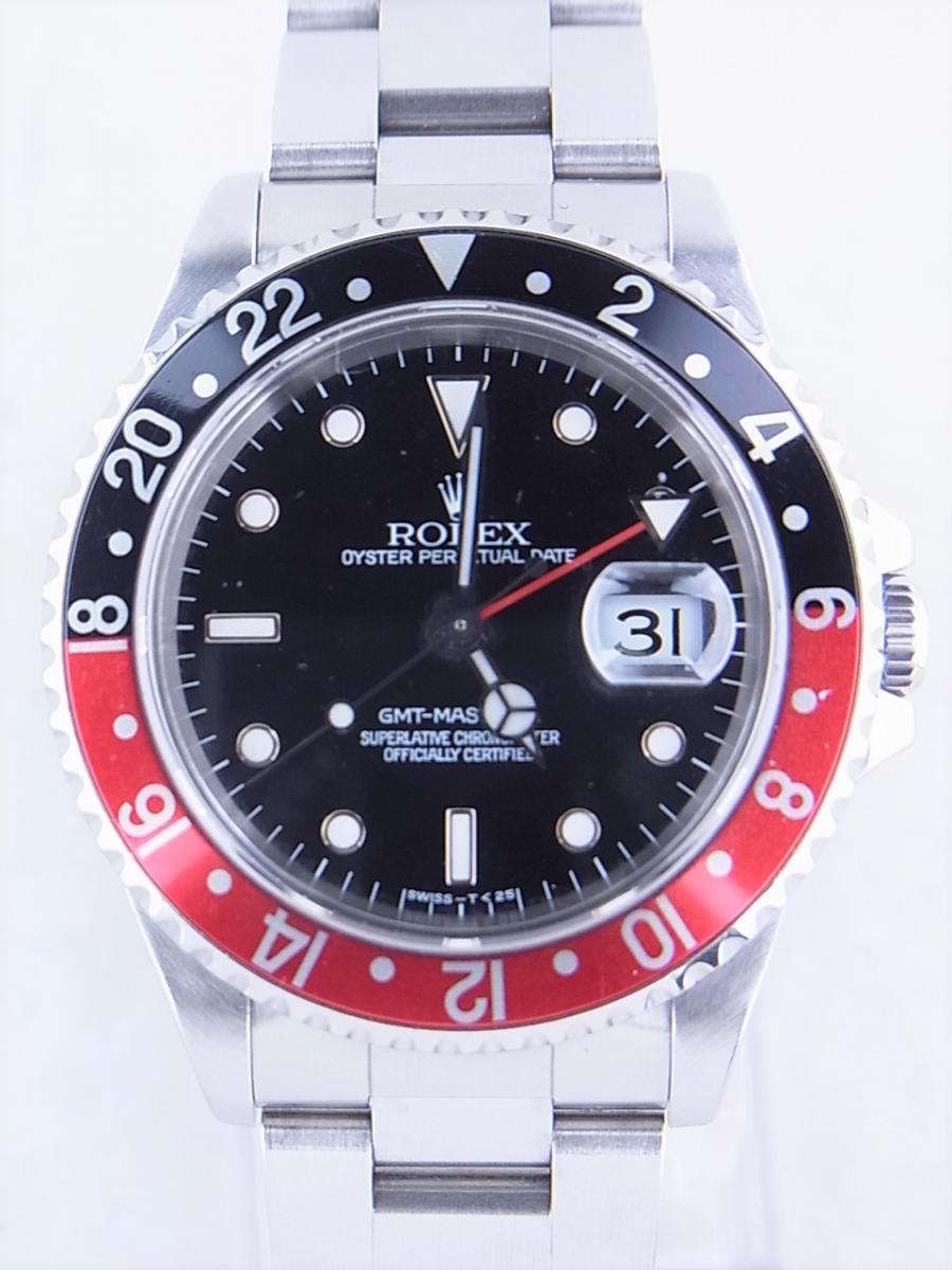 ロレックス GMTマスター2 16710 ブラック メンズ(キズがあるが割と綺麗)高価買取事例