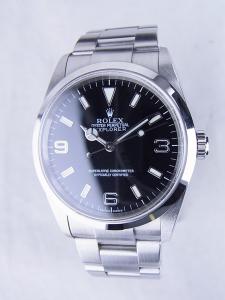 ロレックス エクスプローラー1 114270 Ｂ※挙動がおかしい 内箱 外箱 保証書 余りコマ2つ