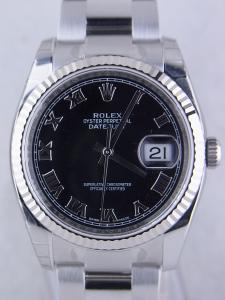 ロレックス デイトジャスト 116234 ＡＡ※シール付き 内箱 外箱 保証書 余りコマ3つ