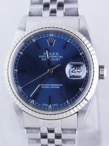 ロレックス デイトジャスト 16234 ＡＢ※キズあり、ベルトヨレ大 内箱 外箱 保証書 余りコマ2つ