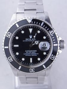 ロレックス サブマリーナ 16610 中古 内箱 外箱 保証書