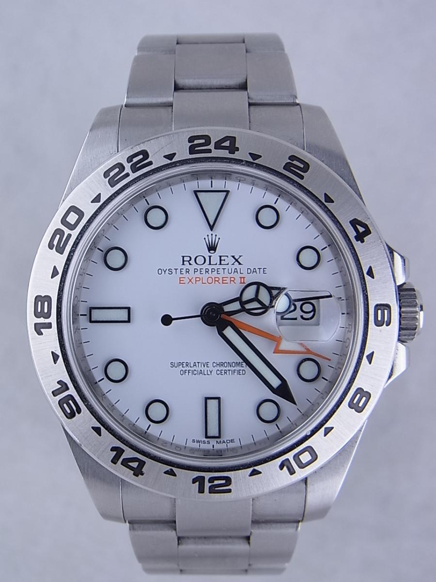 216570高価買取事例－ロレックス エクスプローラー2 216570 ホワイト 
