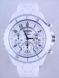 シャネル J12 H1007 B※外装は綺麗だがクロノ不良