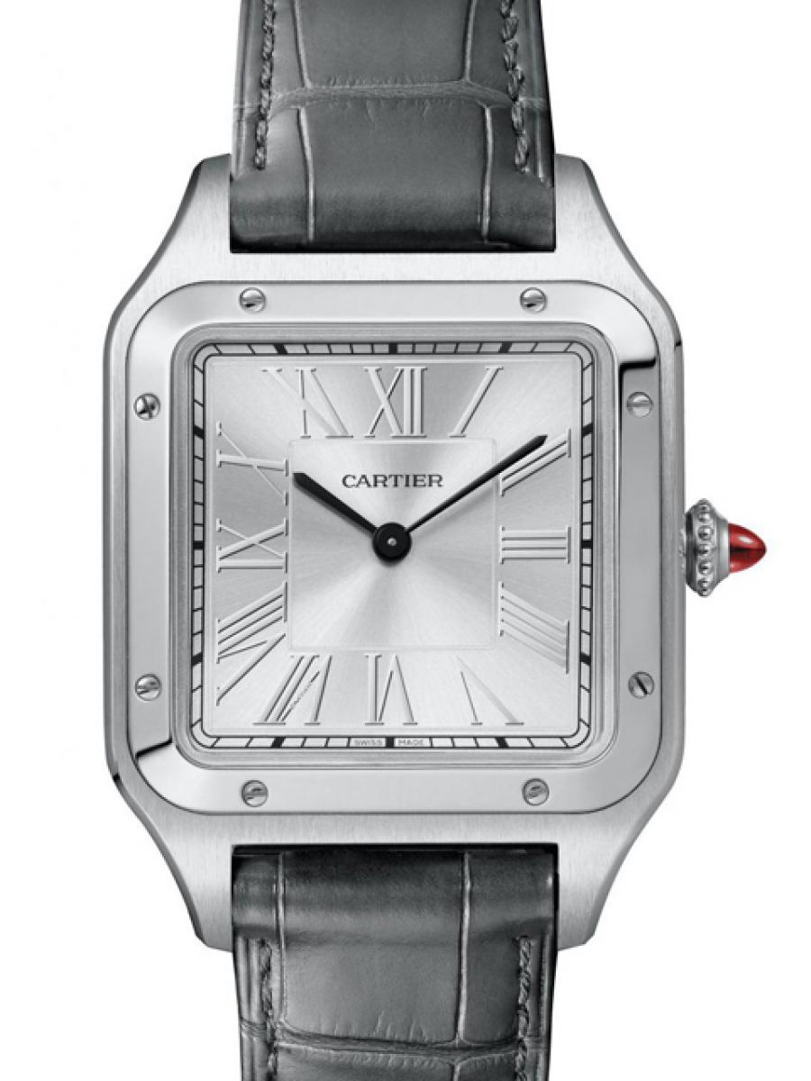 カルティエ サントス WGSA0034 シルバー 世界限定100本/人気モデル/サントスドュモン メンズ　マニュファクチュール　限定モデル　LMサイズ(新品未使用)