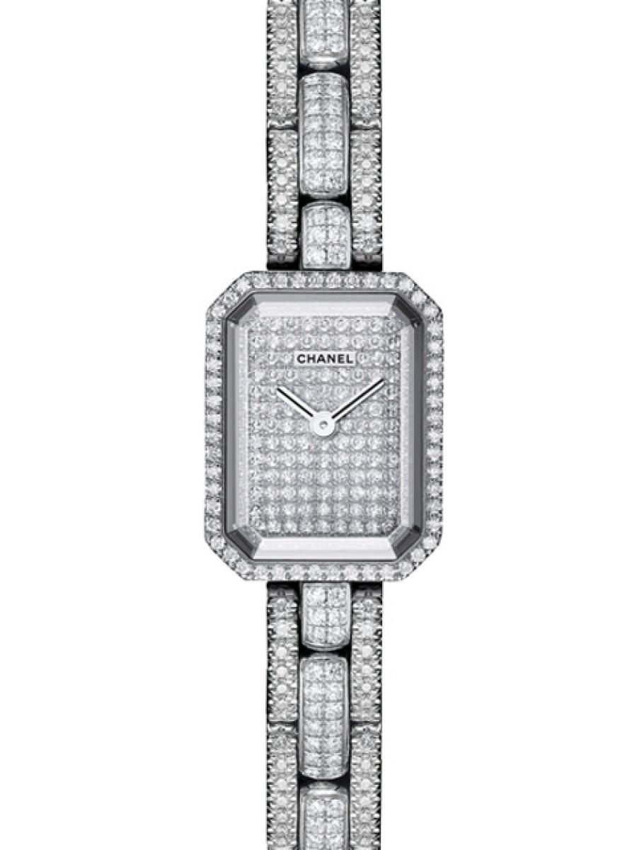 シャネル プルミエール H2437 18Kホワイトゴールド　（ダイヤモンド） ダイヤモンド メレダイヤ パヴェデザイン  レディース スモールサイズ　アクセサリーウォッチ(新品未使用)高価買取事例