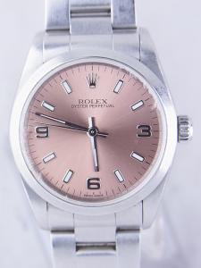 ロレックス オイスターパーペチュアル 77080 キズあり/ガラス欠けあり 内箱　保証書