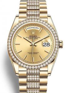 ロレックス デイデイト 128348RBR 新品未使用 内箱 外箱 保証書 