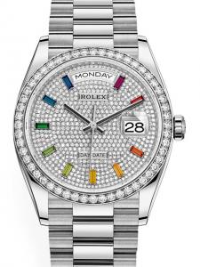 ロレックス デイデイト 128349RBR 新品未使用 内箱 外箱 保証書